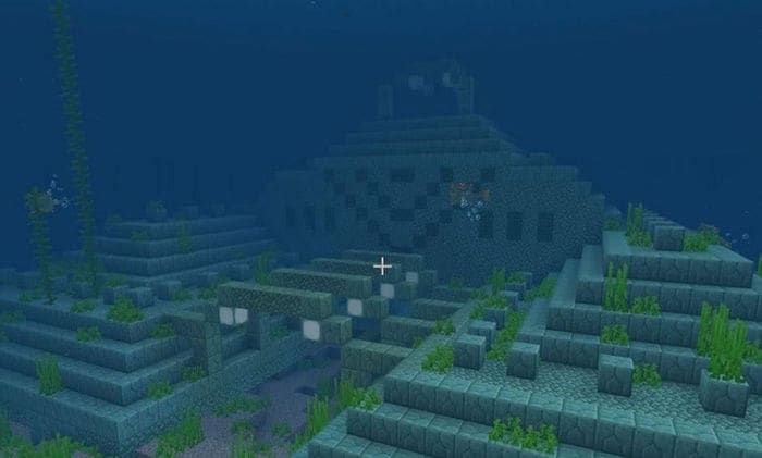 ocean-based underwater temple seed