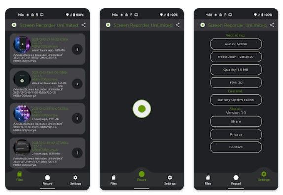 screen recorder unlimited for android