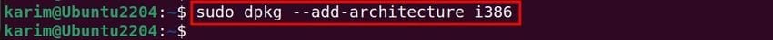 enable 32-bit architecture