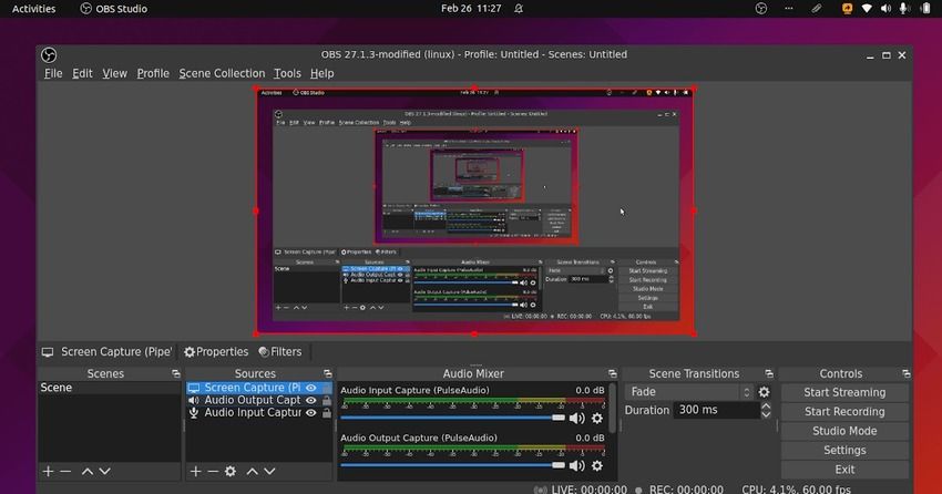 obs studio on linux