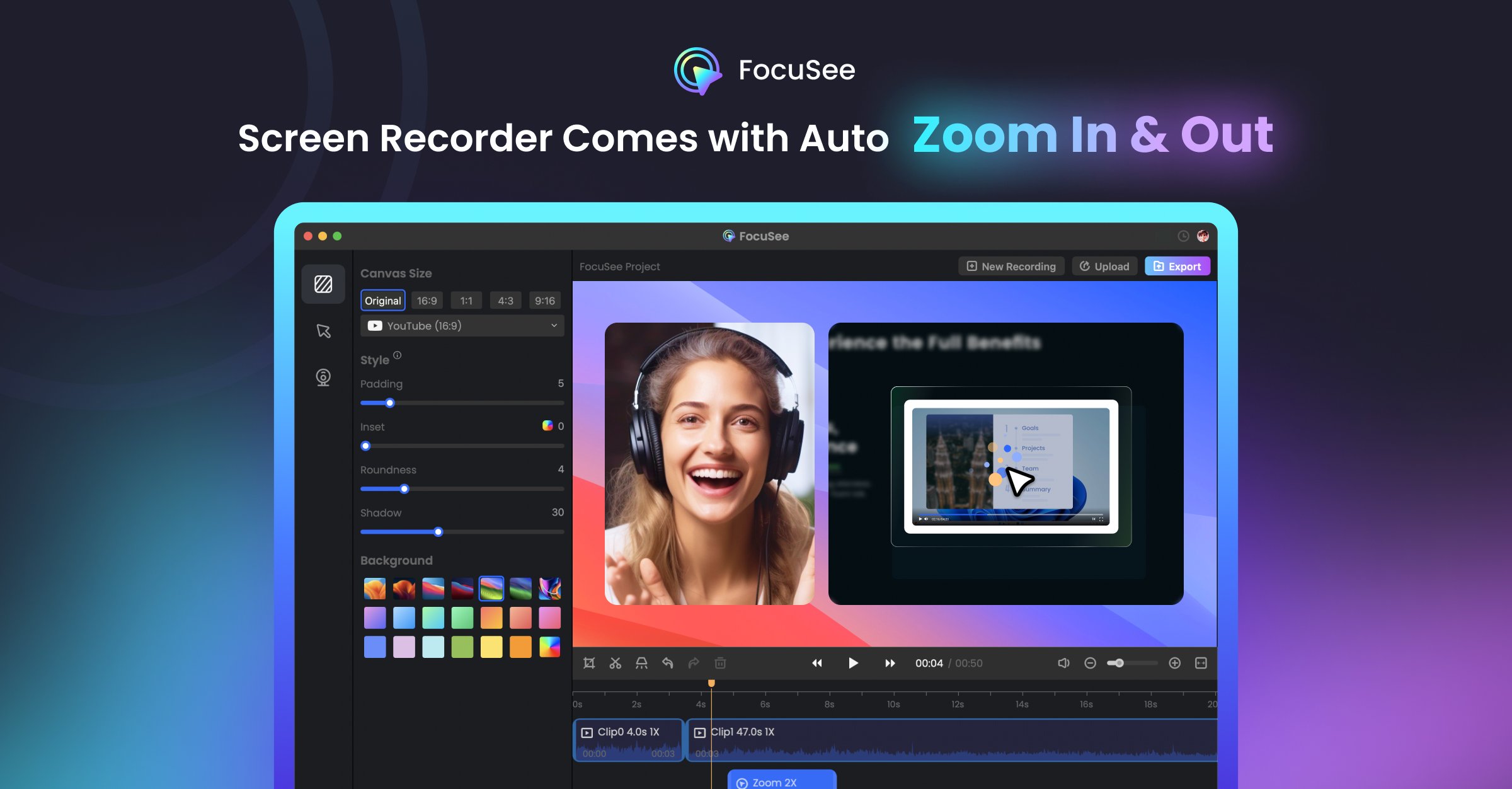 focusee video capture app for mac