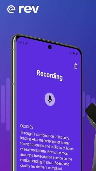 rev voice notes app android