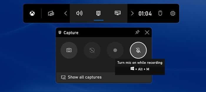 microphone shortcut