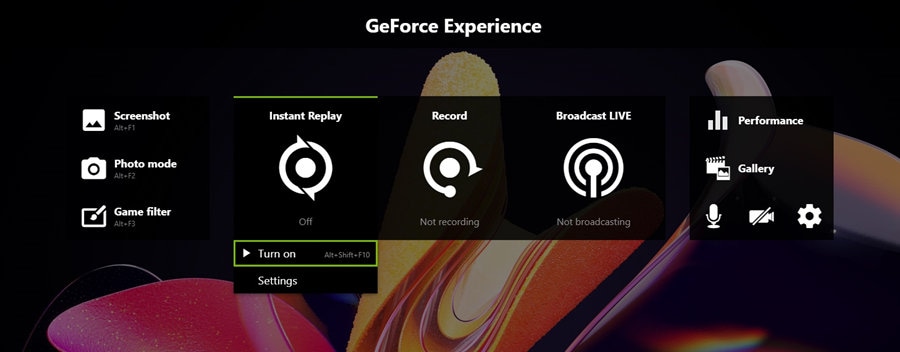 set up instant replays in shadowplay