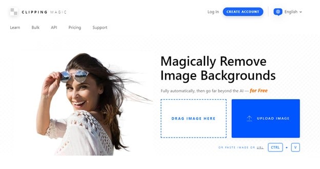 white background online editor free