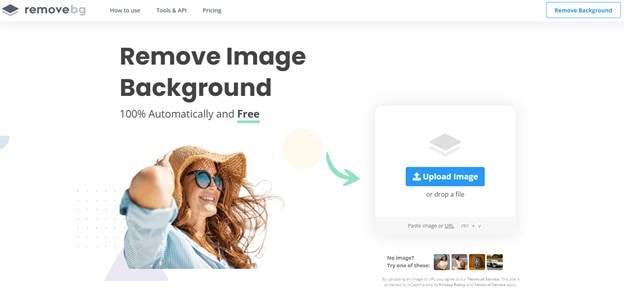 white background online editor