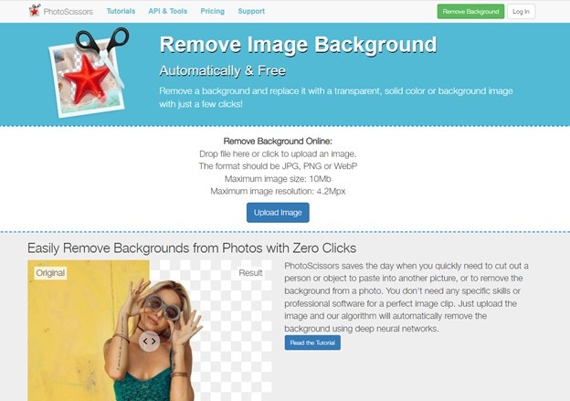 Online Background Remover und Changer kostenlos