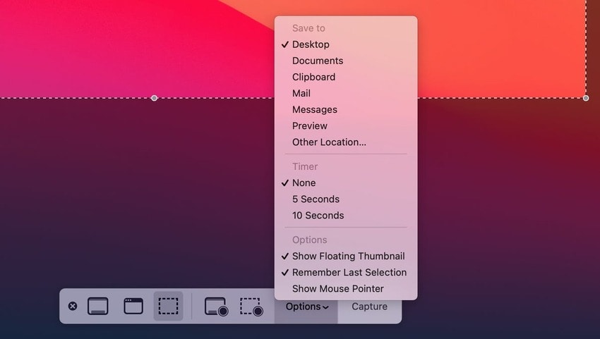 macos screenshot settings