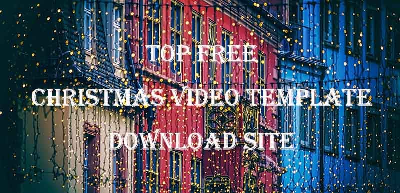 Christmas video TEMPLATE