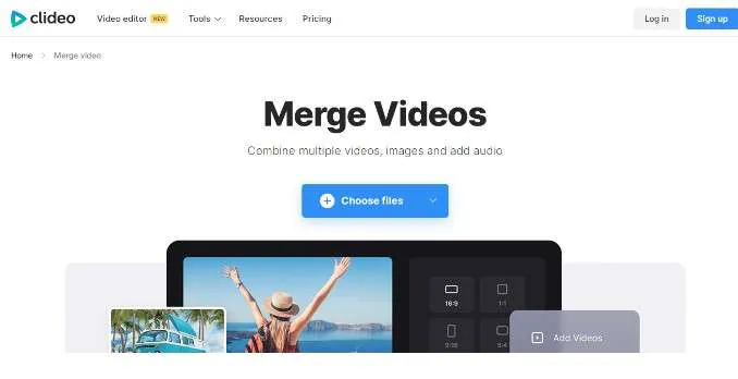 clideo online video merger