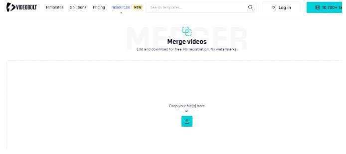 online free video merger videobolt