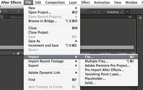 after-effect-import-file