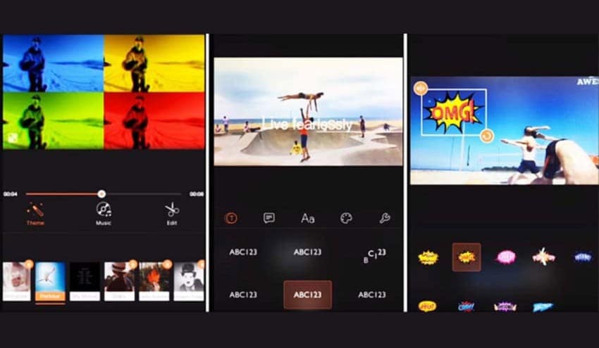 combiner des vidéos sur Android Viva Video