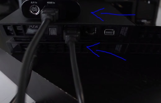 connecter le câble HDMI