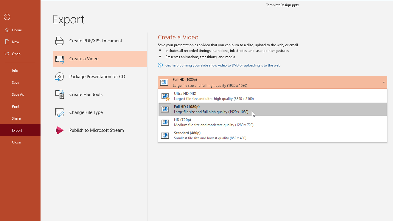 powerpoint presentation to video converter software free download