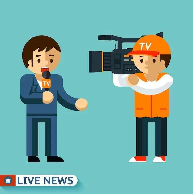 news video report illustration