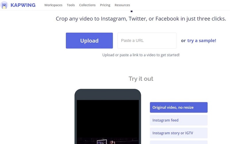 how to crop a video on facebook