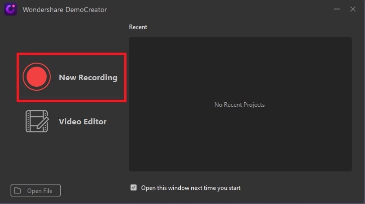 democreator open recorder