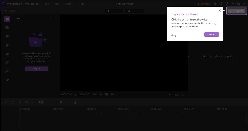 export and share splited video