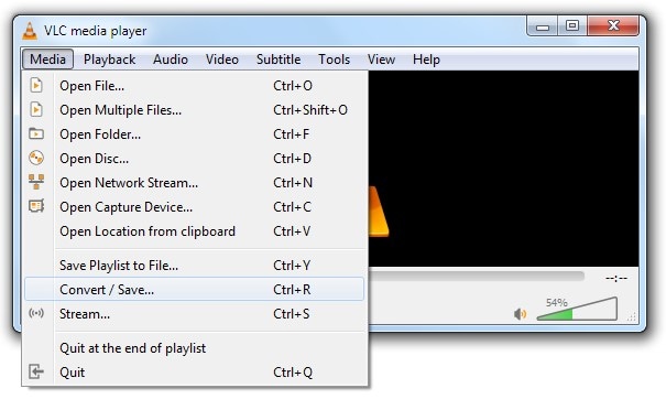 extraer audio de vlc paso 1