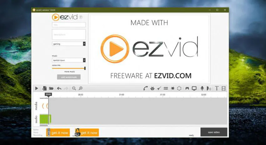  enregistreur d'écran Ezvid screen recorder