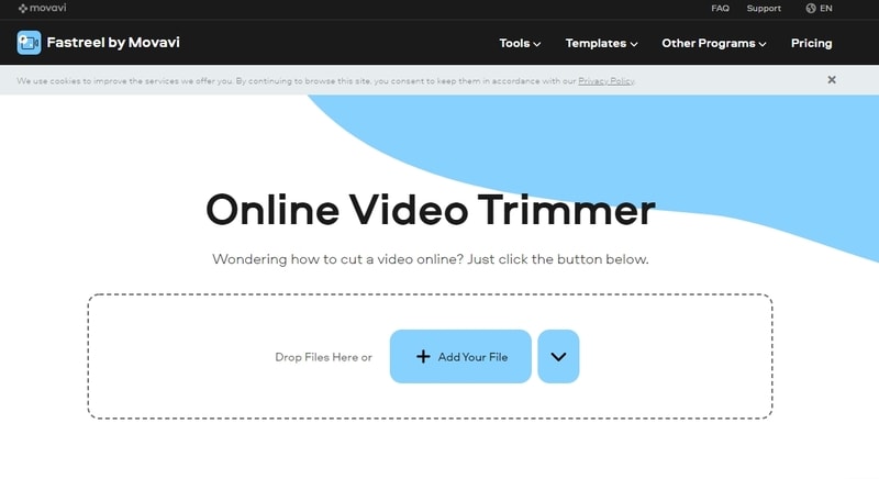 fastreel online mp4 video trimmer