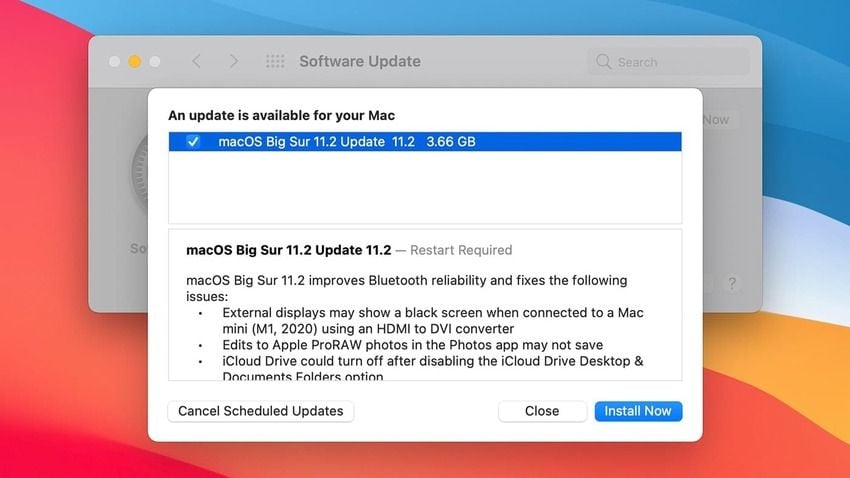 install the latest software updates