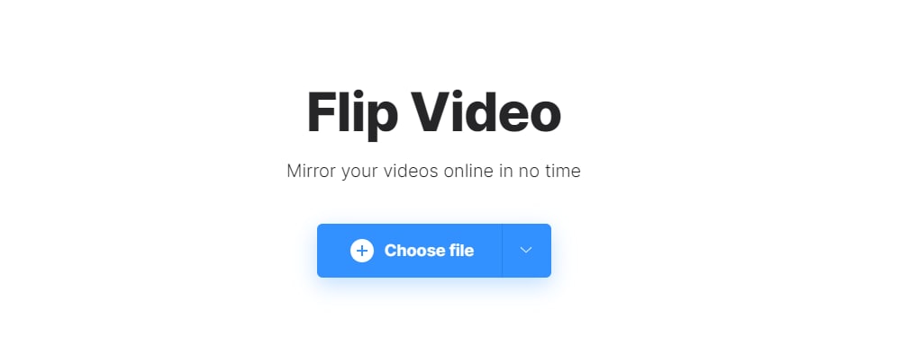 clideo to flip videos