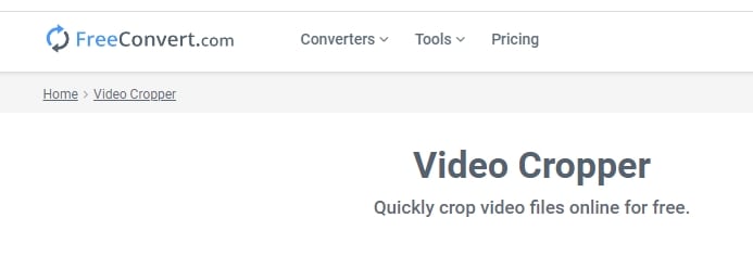 freeconvert crop video