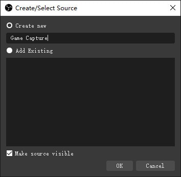 obs game capture source