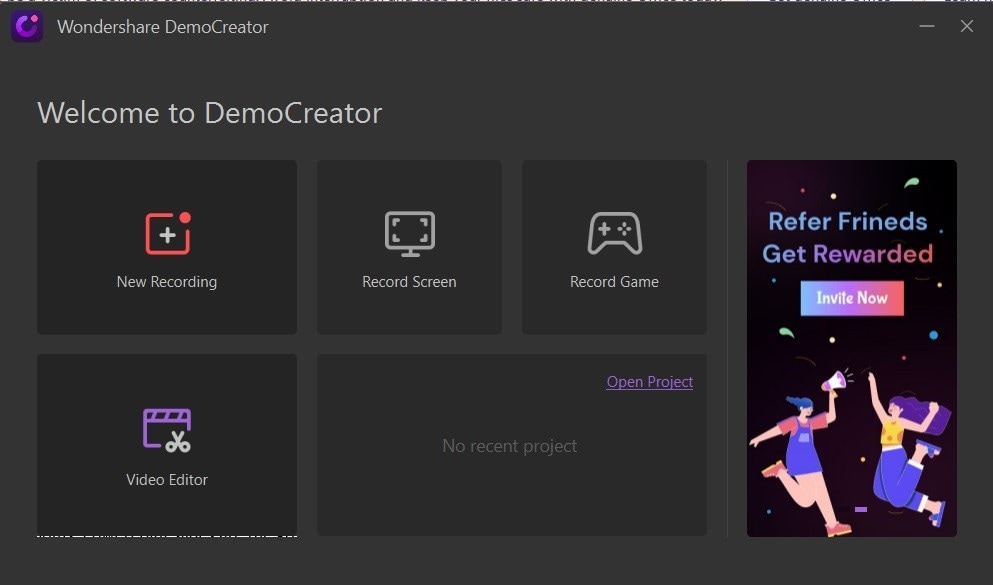 Launch DemoCreator Game Recorder