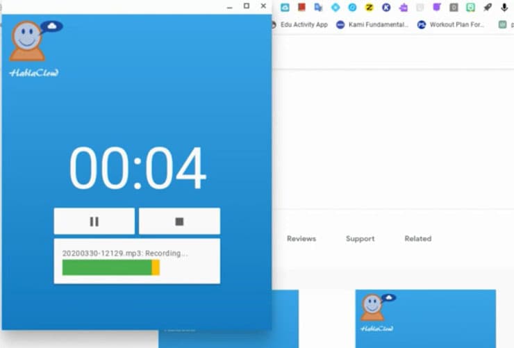 hablacloud chromemp3 recorder