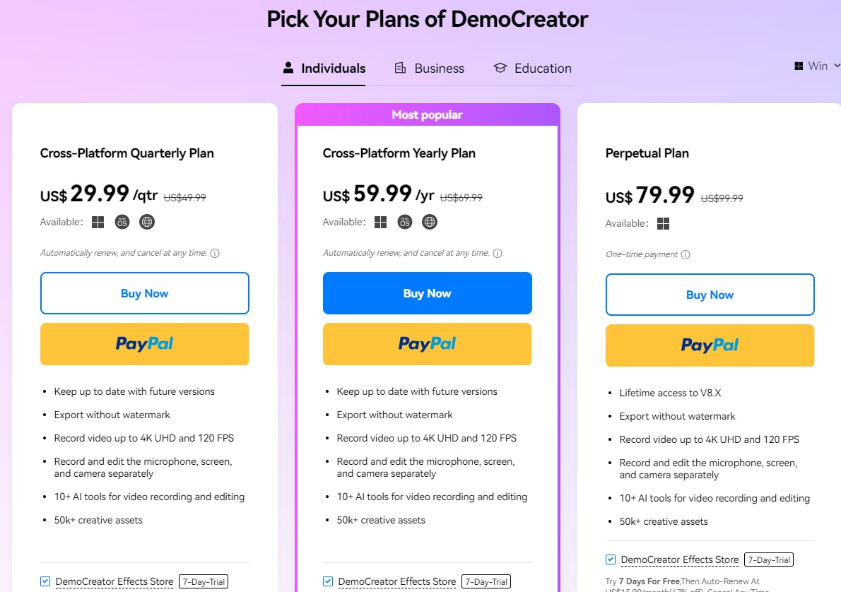 price of democreator video object remover