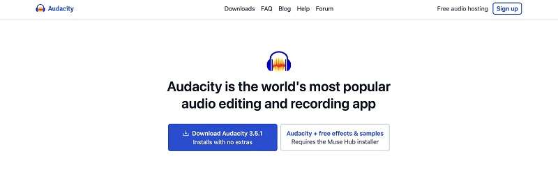 audacity record sound from youtube mac