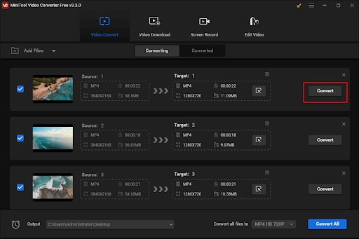 minitool convert video to audio 