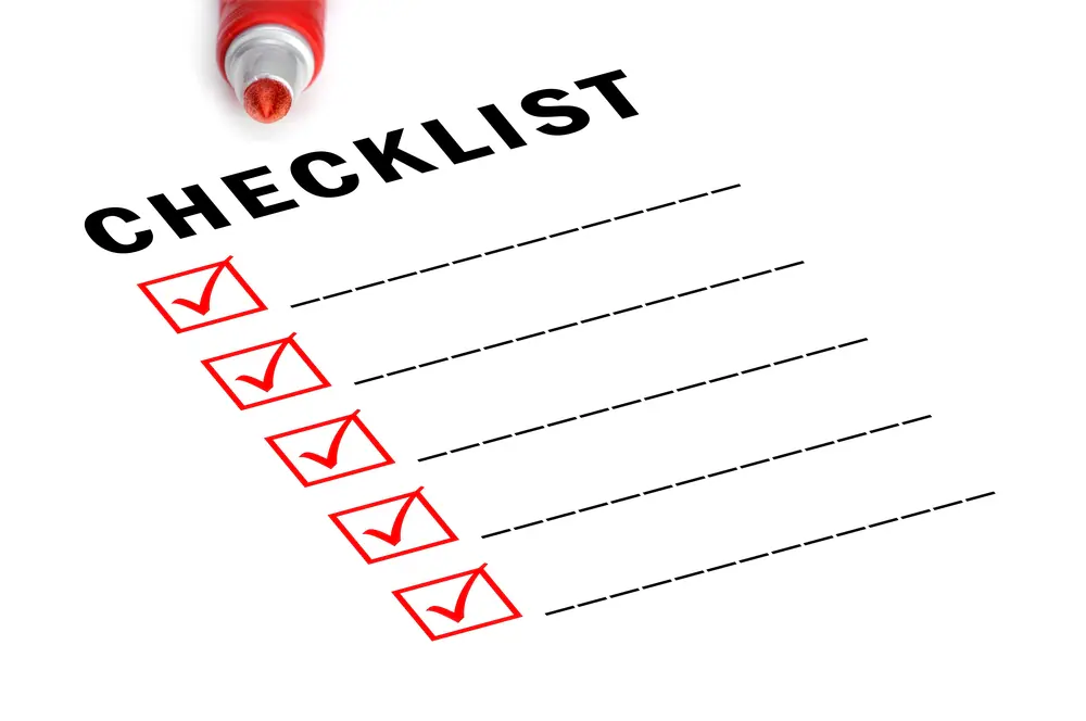 video resume recording checklist 