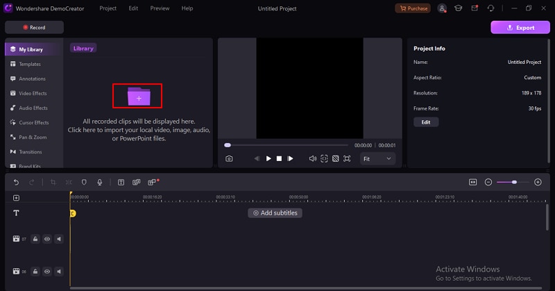 upload thumbnail frame to democreator