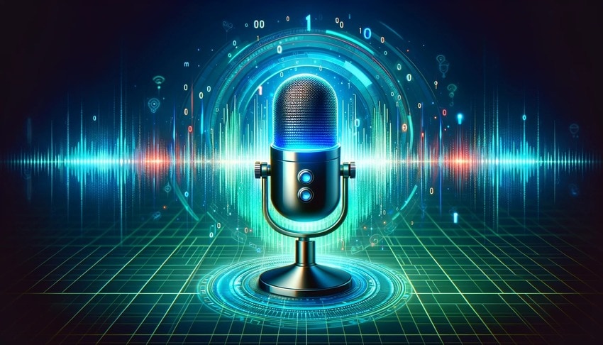a recording microphone illustration