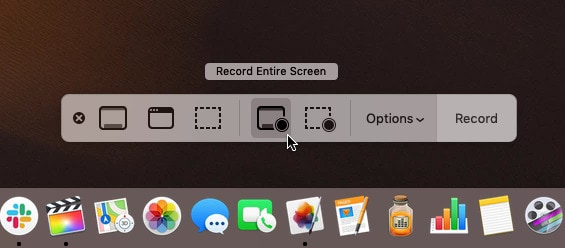 record the entire screen