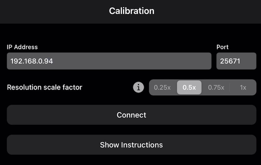 conecta la app reality mixer para ios