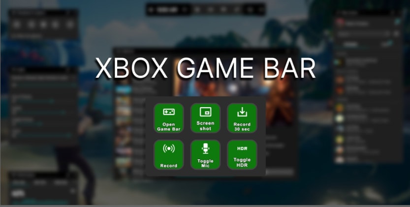 xbox game bar screen recorder