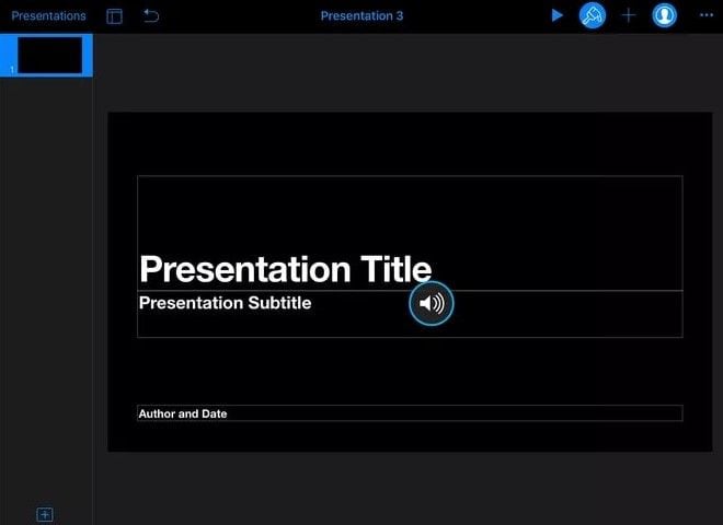 embed a recording into the presentation