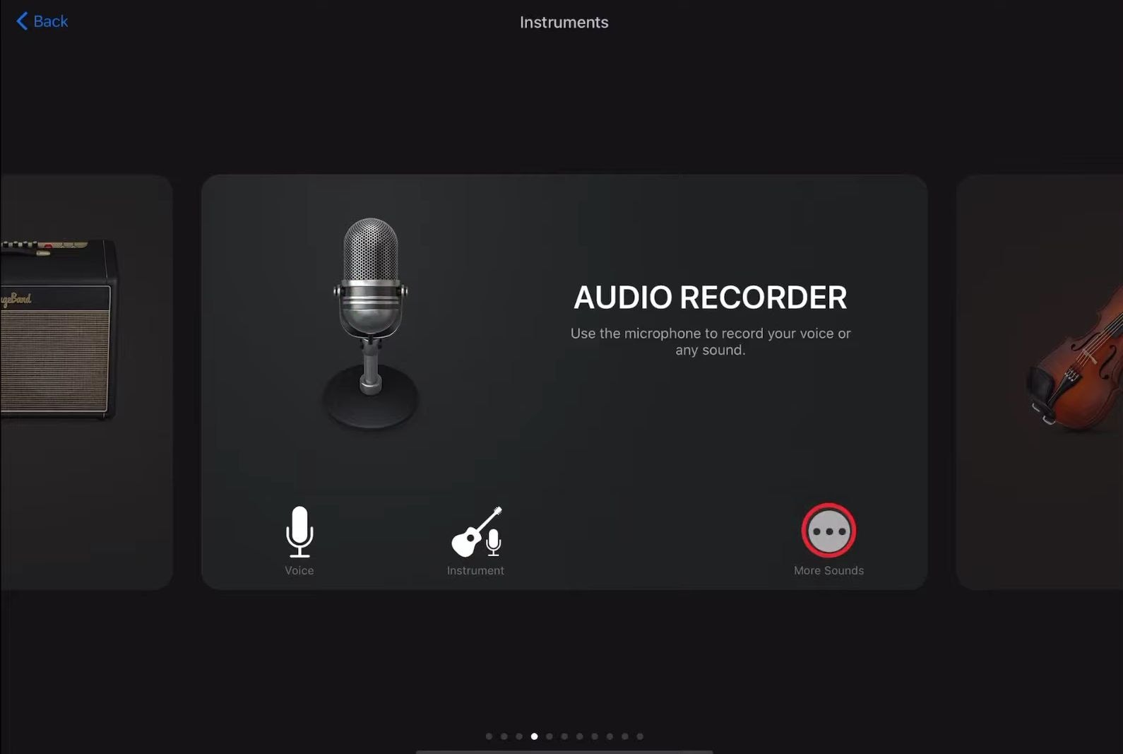 select the clean audio option