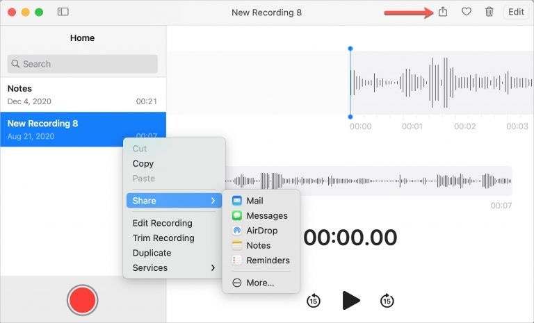 share your discord voice recording