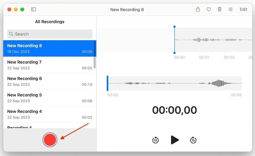 record discord audio in mac voice memos