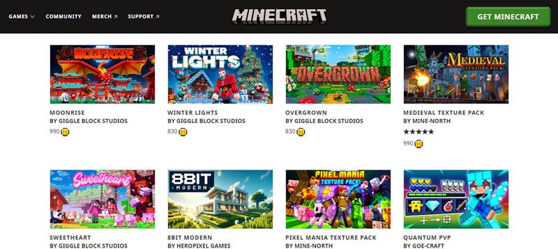 minecraft texture packs 