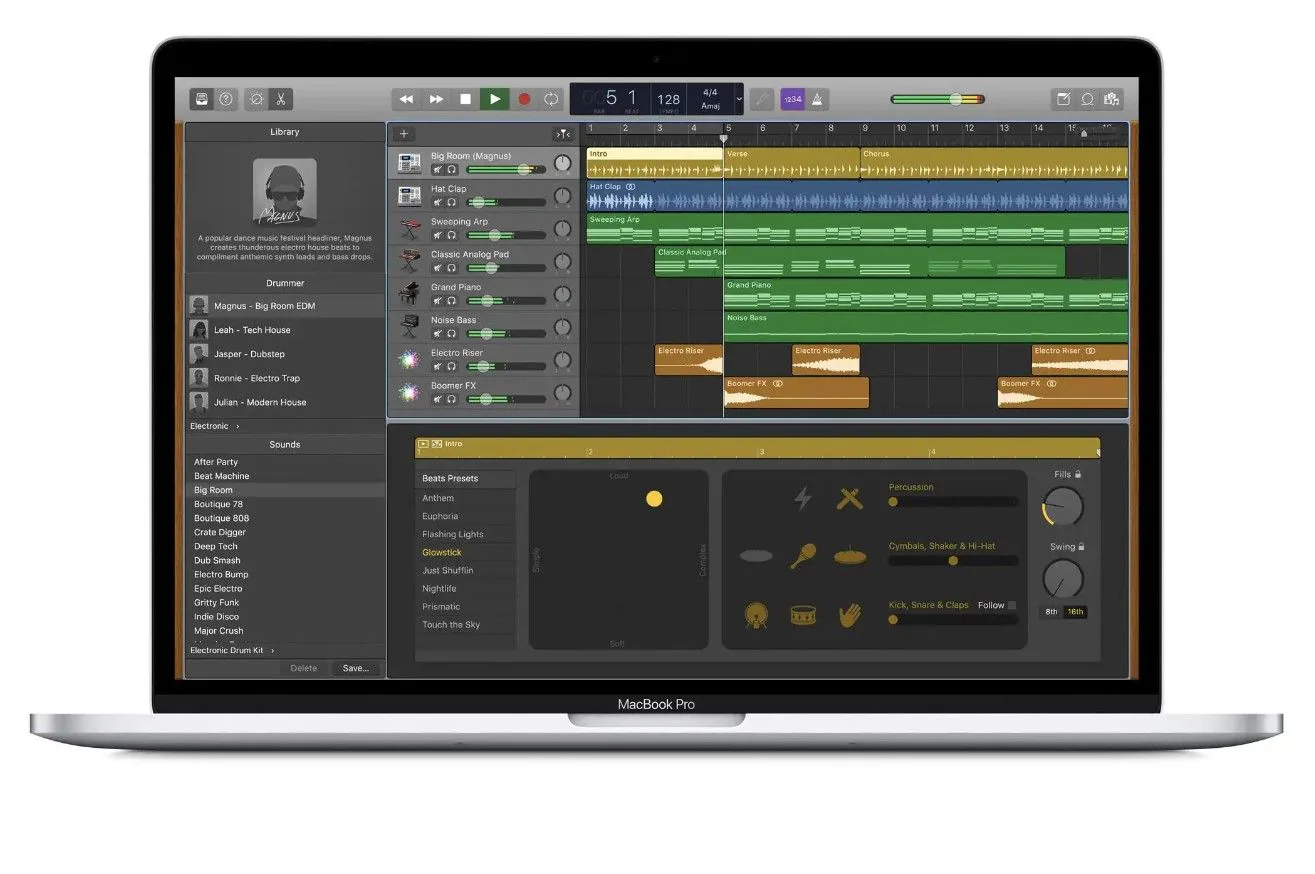 garageband grabador de audio mp3 para mac