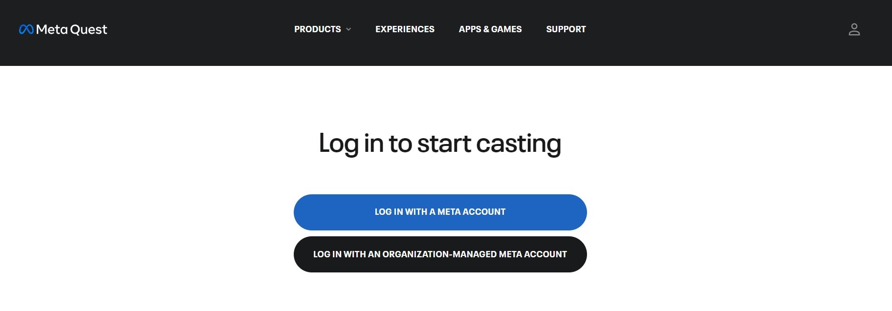 log in to oculus casting portal