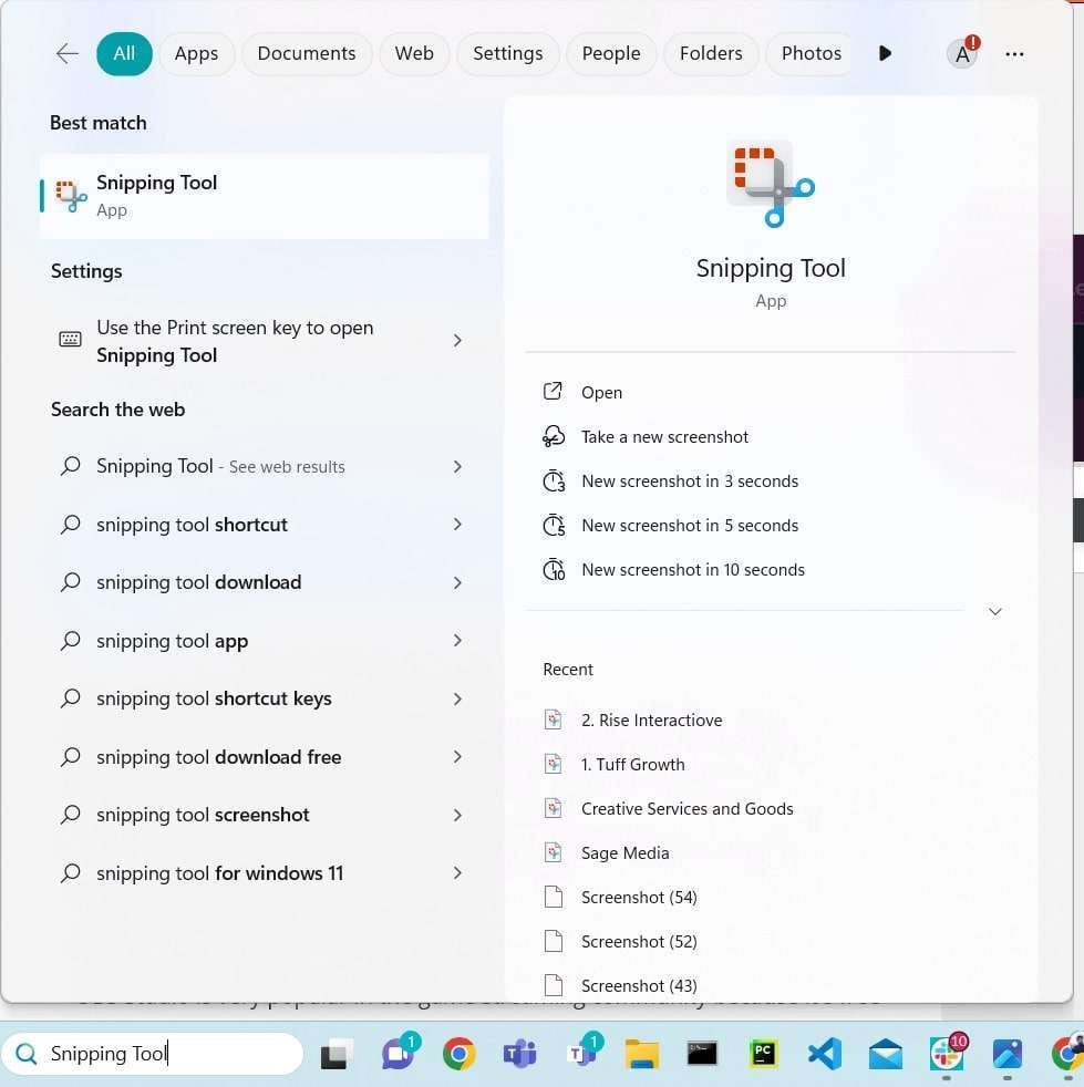 record video in windows 11 snipping tool