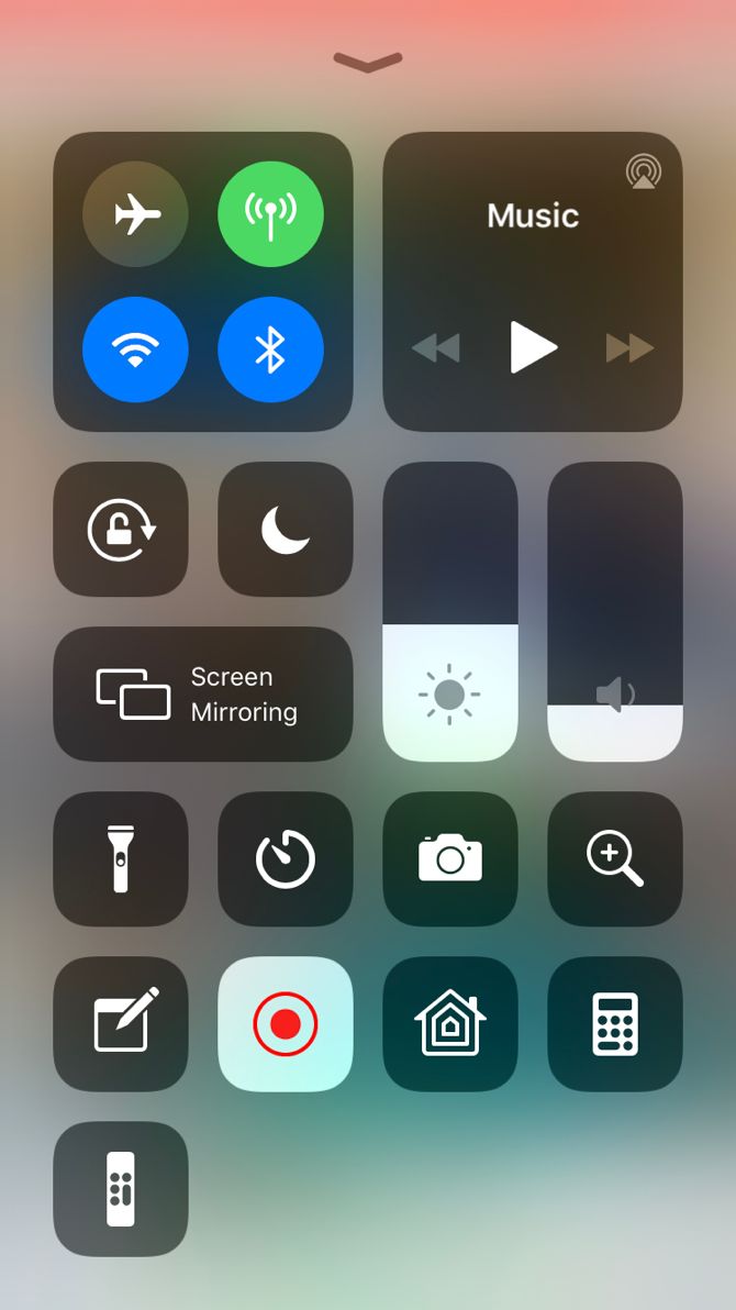 start screen recording iphone 